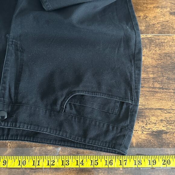 Eileen Fisher Wide Leg Jeans Medium Dark Black Denim 97 Cotton Preppy EUC $188 - Picture 3 of 9